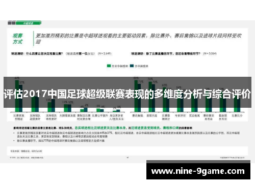 评估2017中国足球超级联赛表现的多维度分析与综合评价