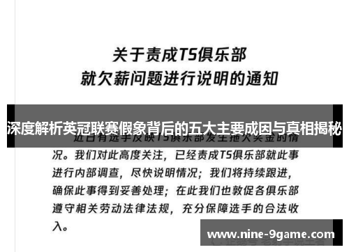 深度解析英冠联赛假象背后的五大主要成因与真相揭秘 深度解析英冠联赛假象背后的五大主要成因与真相揭秘